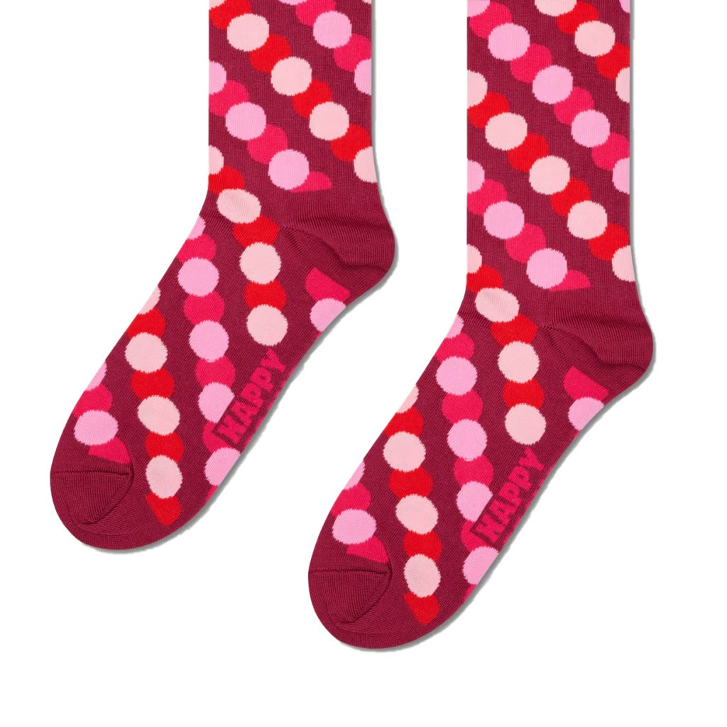 HAPPY SOCKS  BIG DOT SHADE en color ROSA  (6)