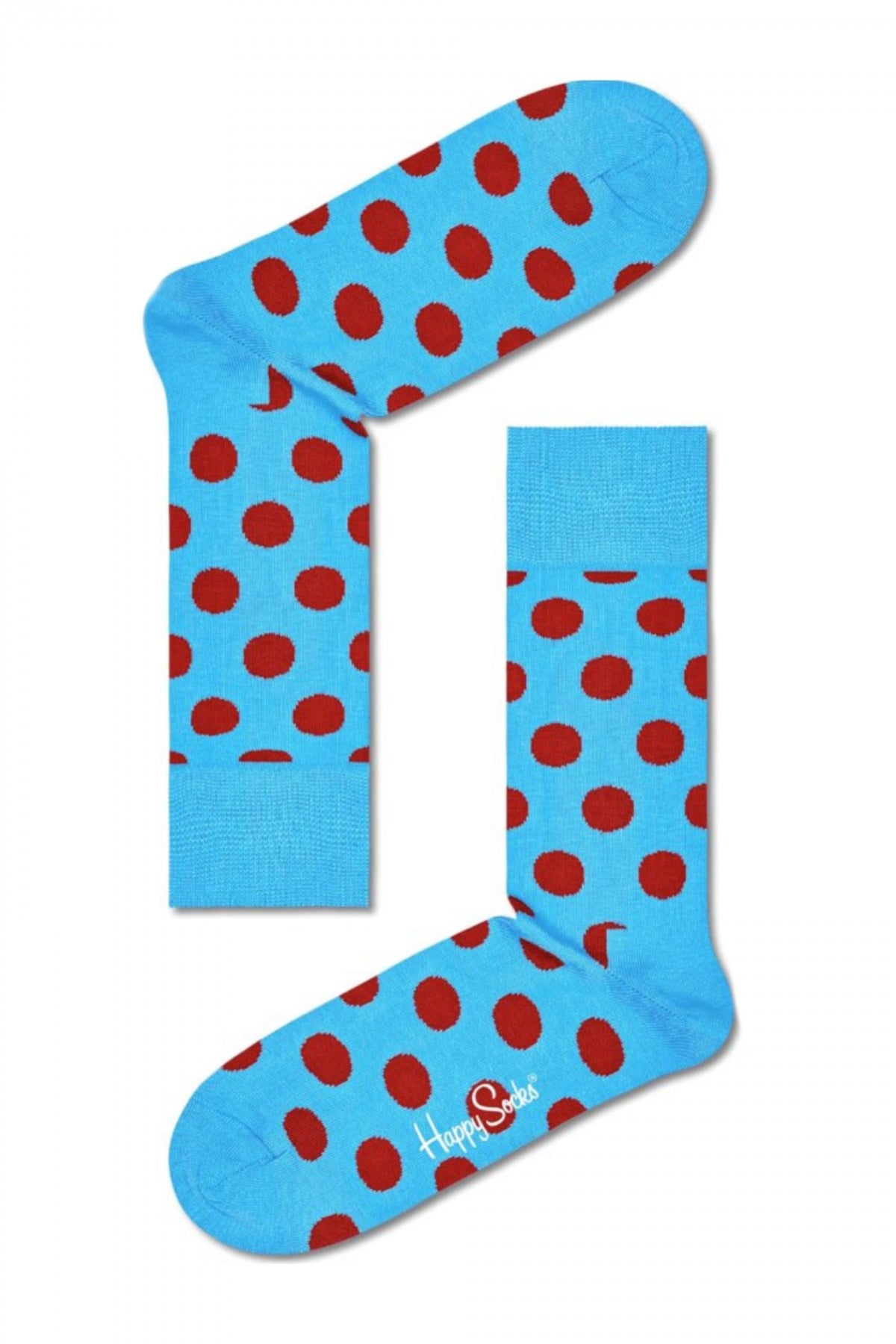HAPPY SOCKS  BIG DOT en color AZUL  (2)