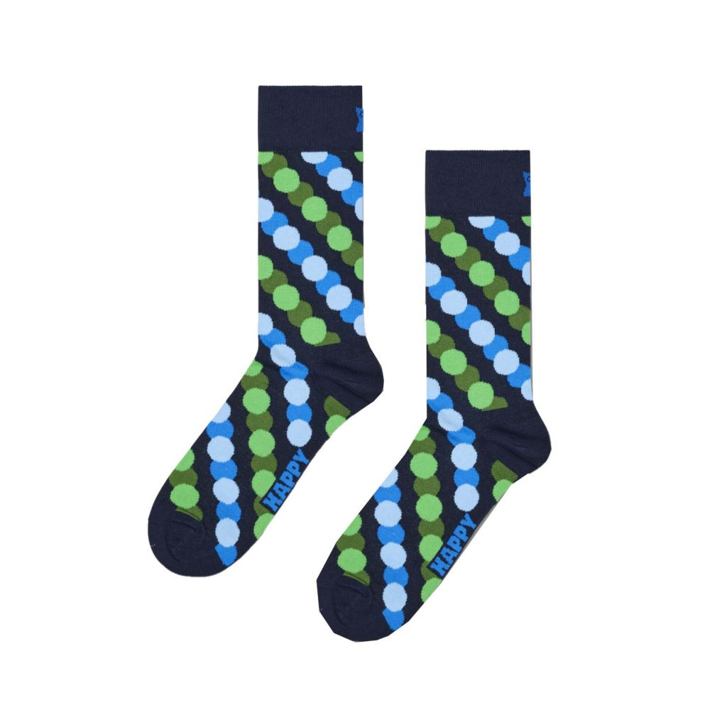 HAPPY SOCKS  BIG DOT SHADE  en color AZUL  (4)