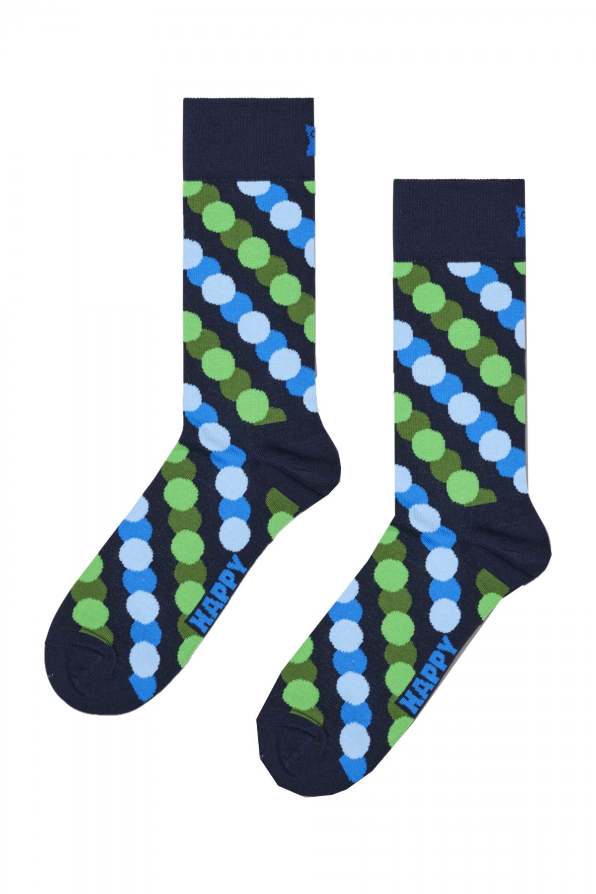 HAPPY SOCKS  BIG DOT SHADE  en color AZUL  (1)