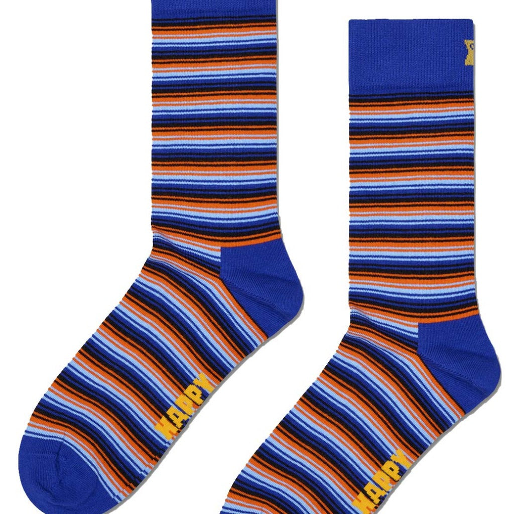 HAPPY SOCKS MINI STRIPE  en color AZUL  (5)