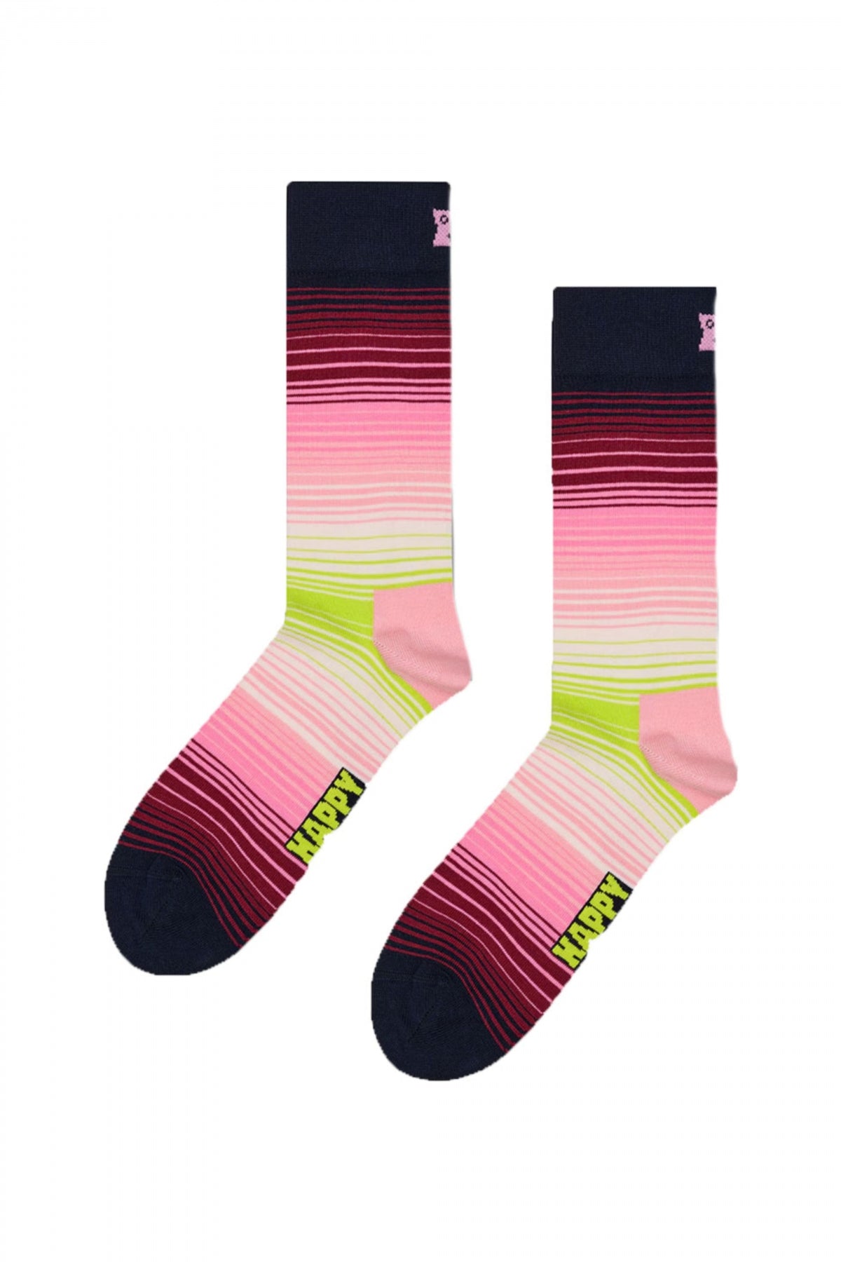 HAPPY SOCKS GRADIENT STRIPE en color NEGRO  (1)
