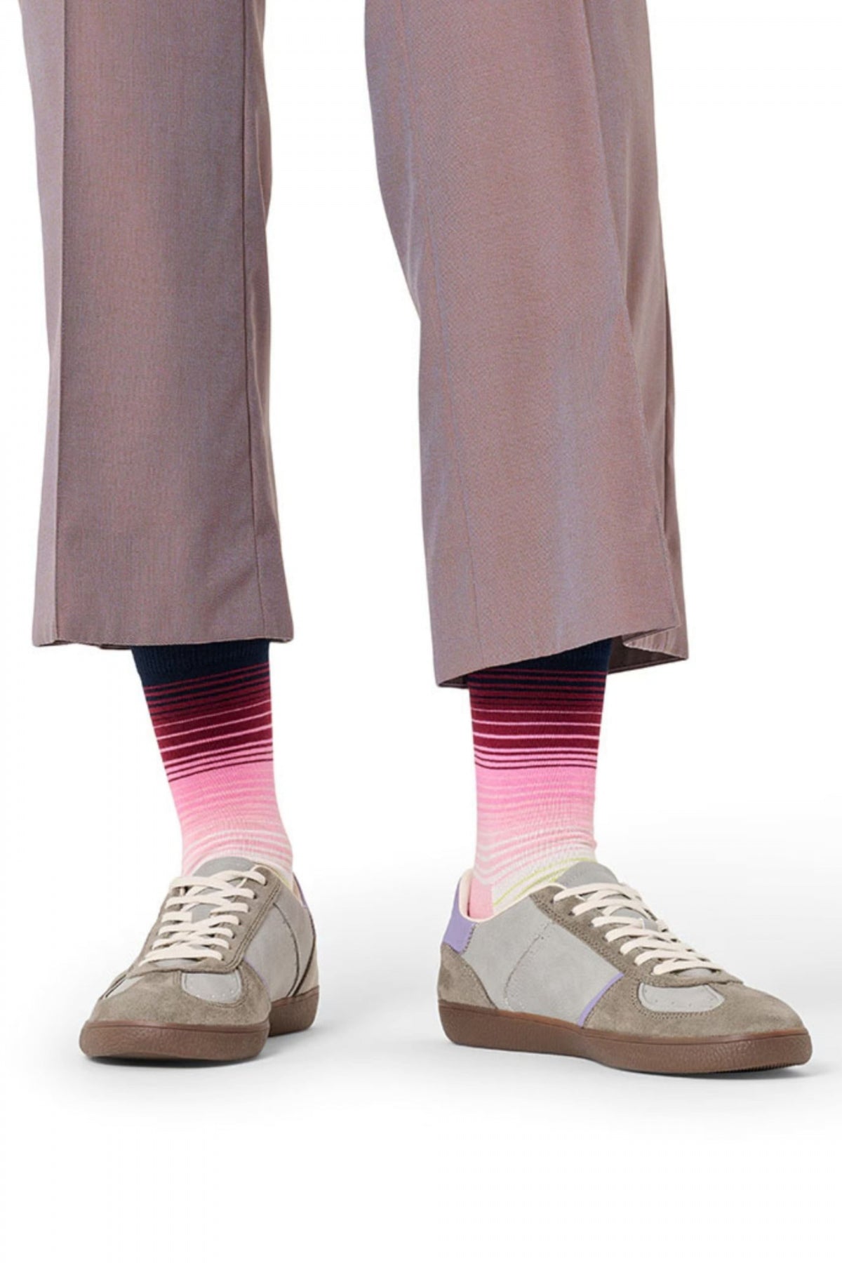 HAPPY SOCKS GRADIENT STRIPE en color NEGRO  (2)