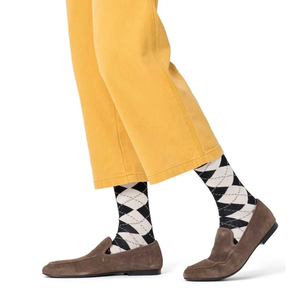 HAPPY SOCKS  ARGYLE en color NEGRO  (5)