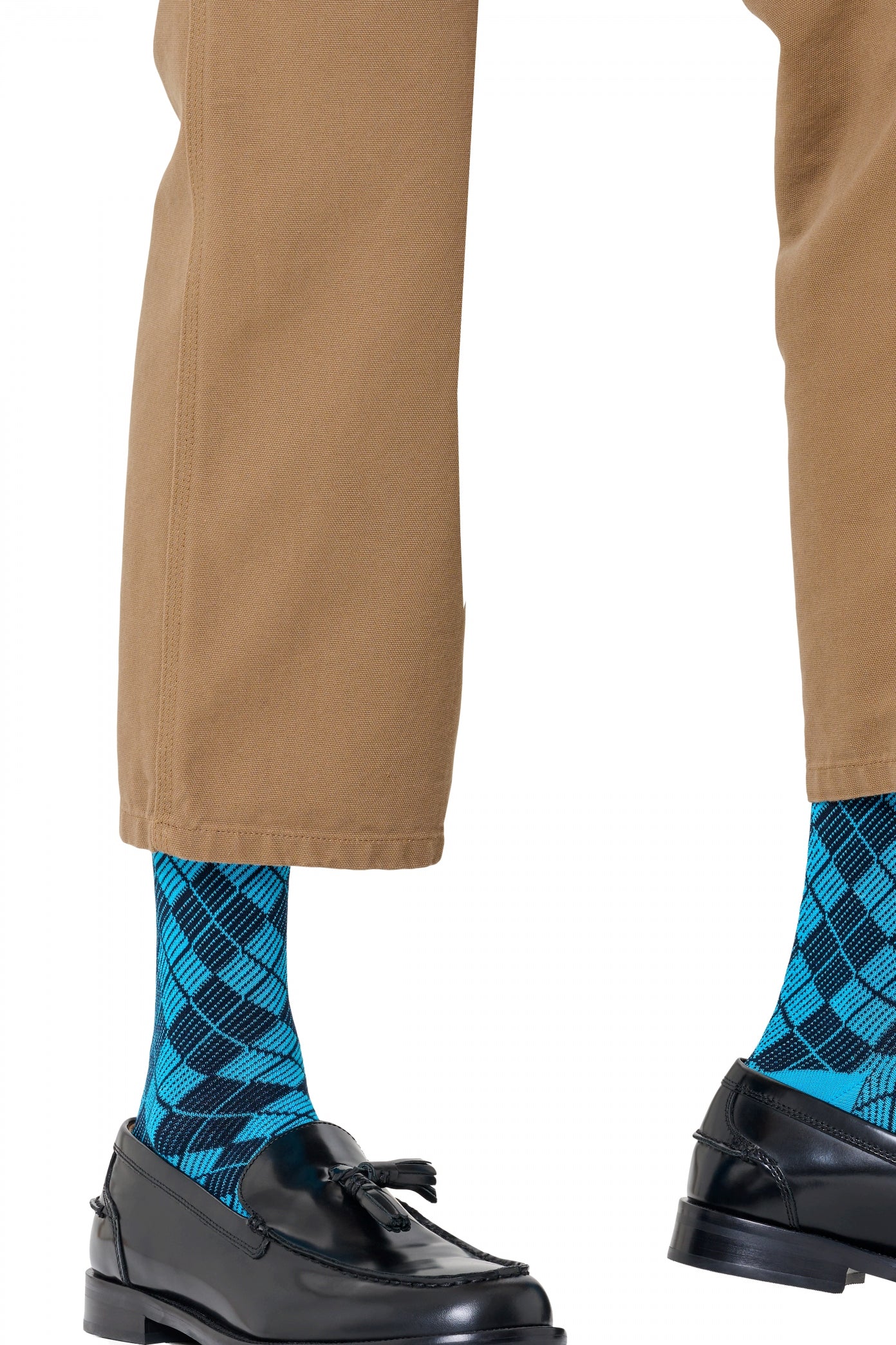 HAPPY SOCKS MINI ARGYLE JAQUARD en color AZUL  (1)