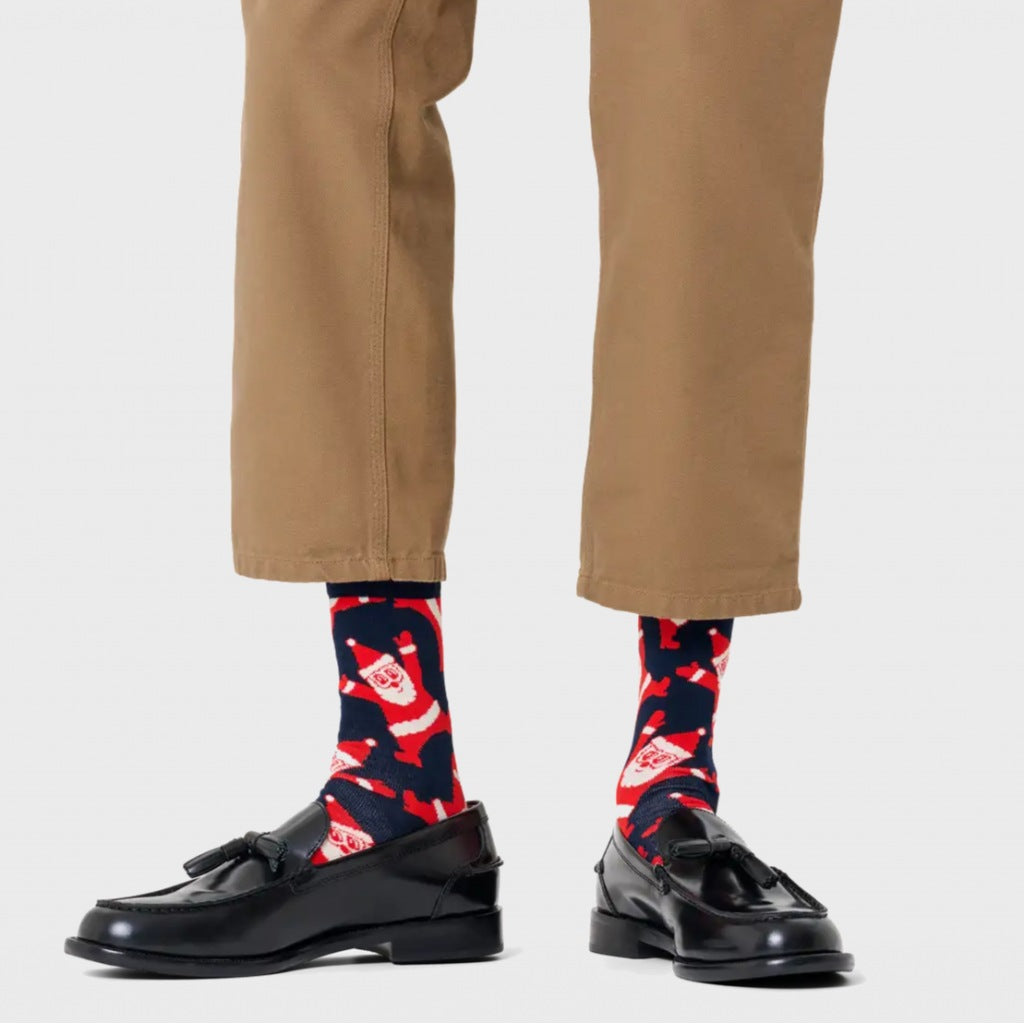 HAPPY SOCKS SANTA en color AZUL  (5)