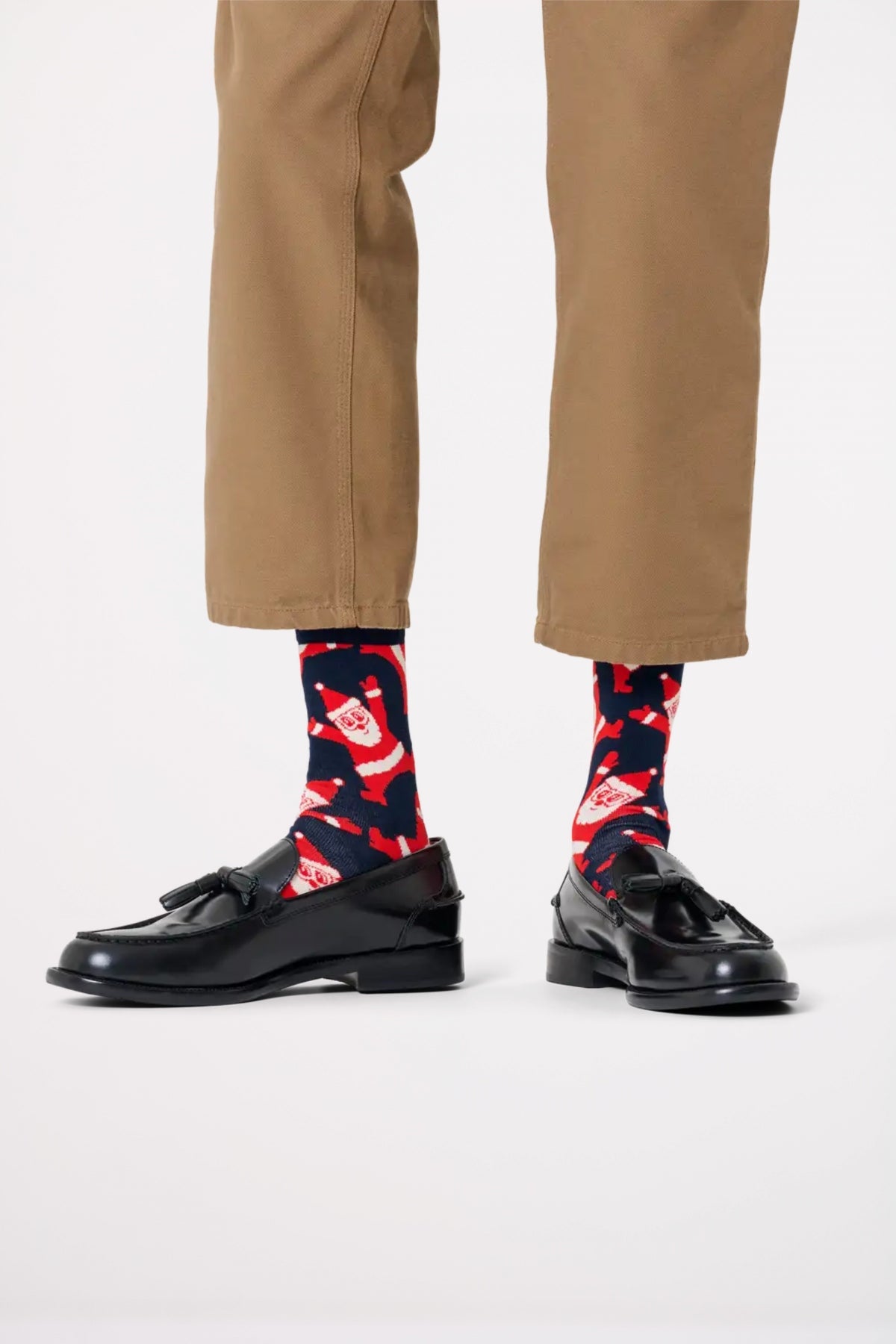 HAPPY SOCKS SANTA en color AZUL  (2)