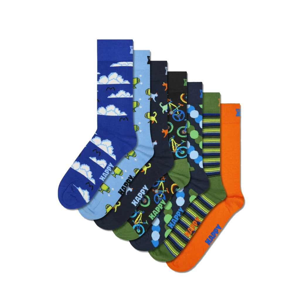 HAPPY SOCKS SEVEN DAYS en color MULTICOLOR  (4)