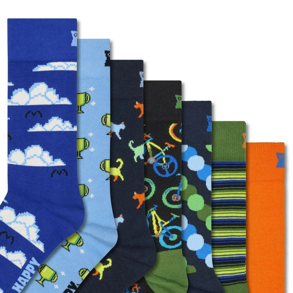 HAPPY SOCKS SEVEN DAYS en color MULTICOLOR  (6)