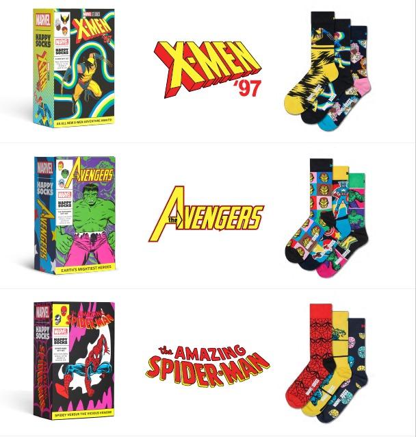 HAPPY SOCKS COLLECTOR'S GIFT SET en color MULTICOLOR  (3)