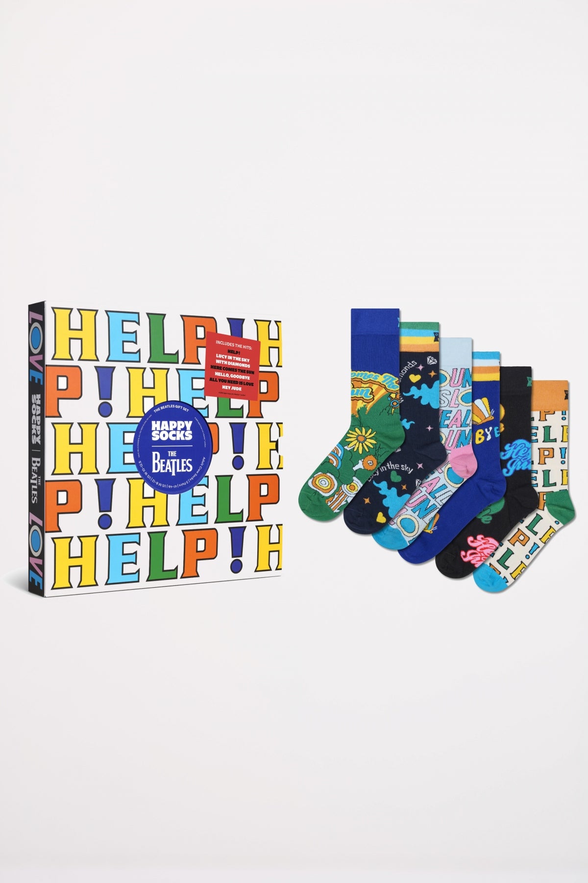 HAPPY SOCKS THE BEATLES  PACK en color MULTICOLOR  (1)