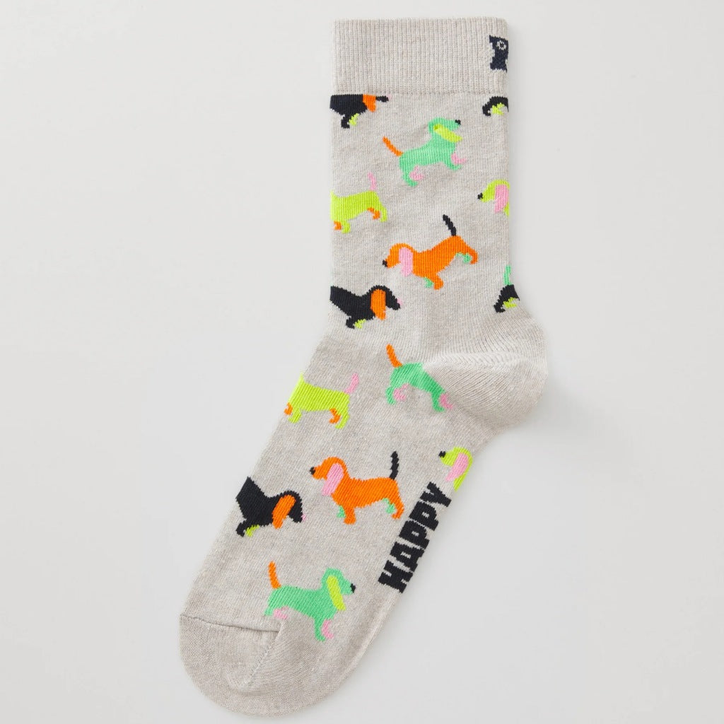 HAPPY SOCKS PUPPY LOVE en color GRIS  (5)