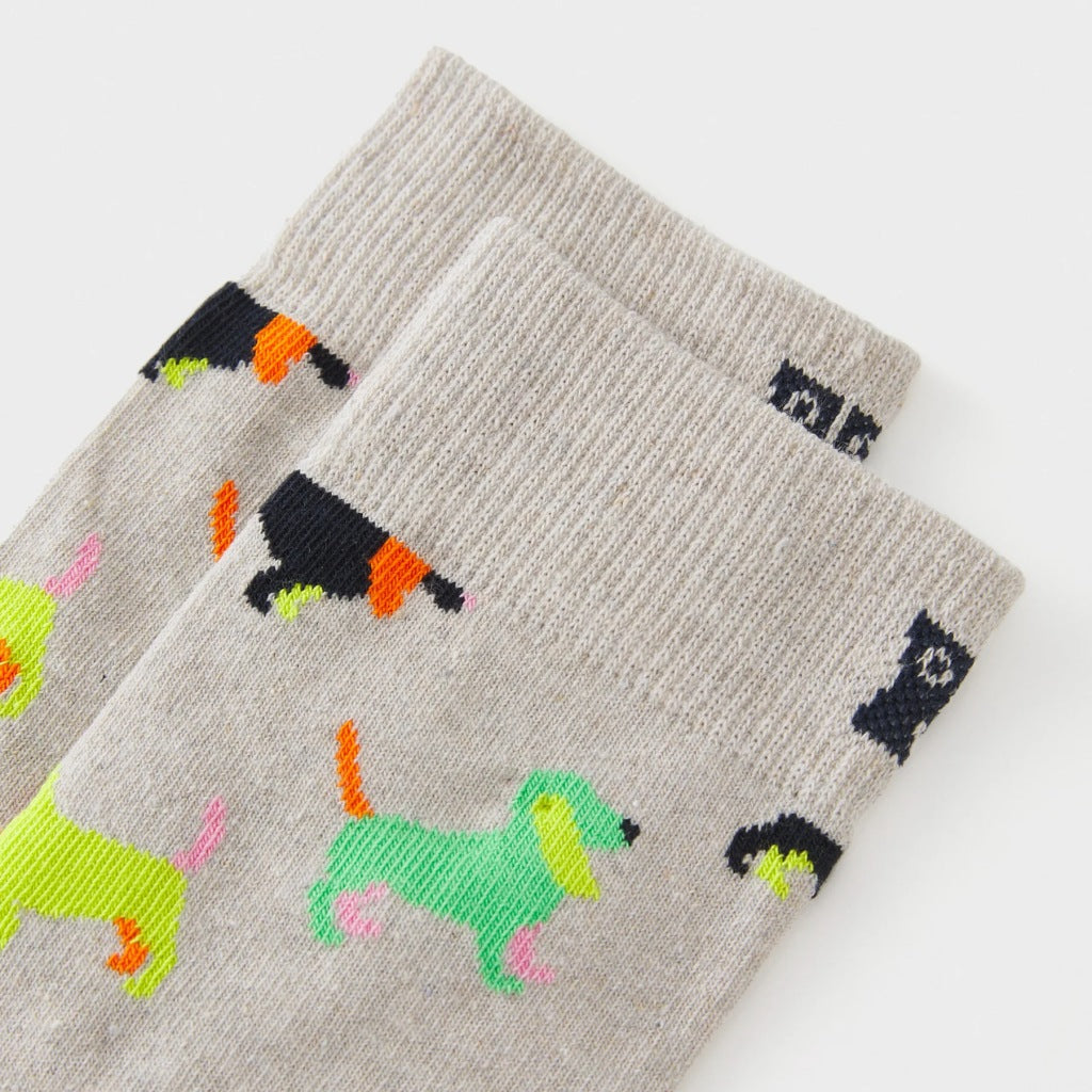 HAPPY SOCKS PUPPY LOVE en color GRIS  (6)