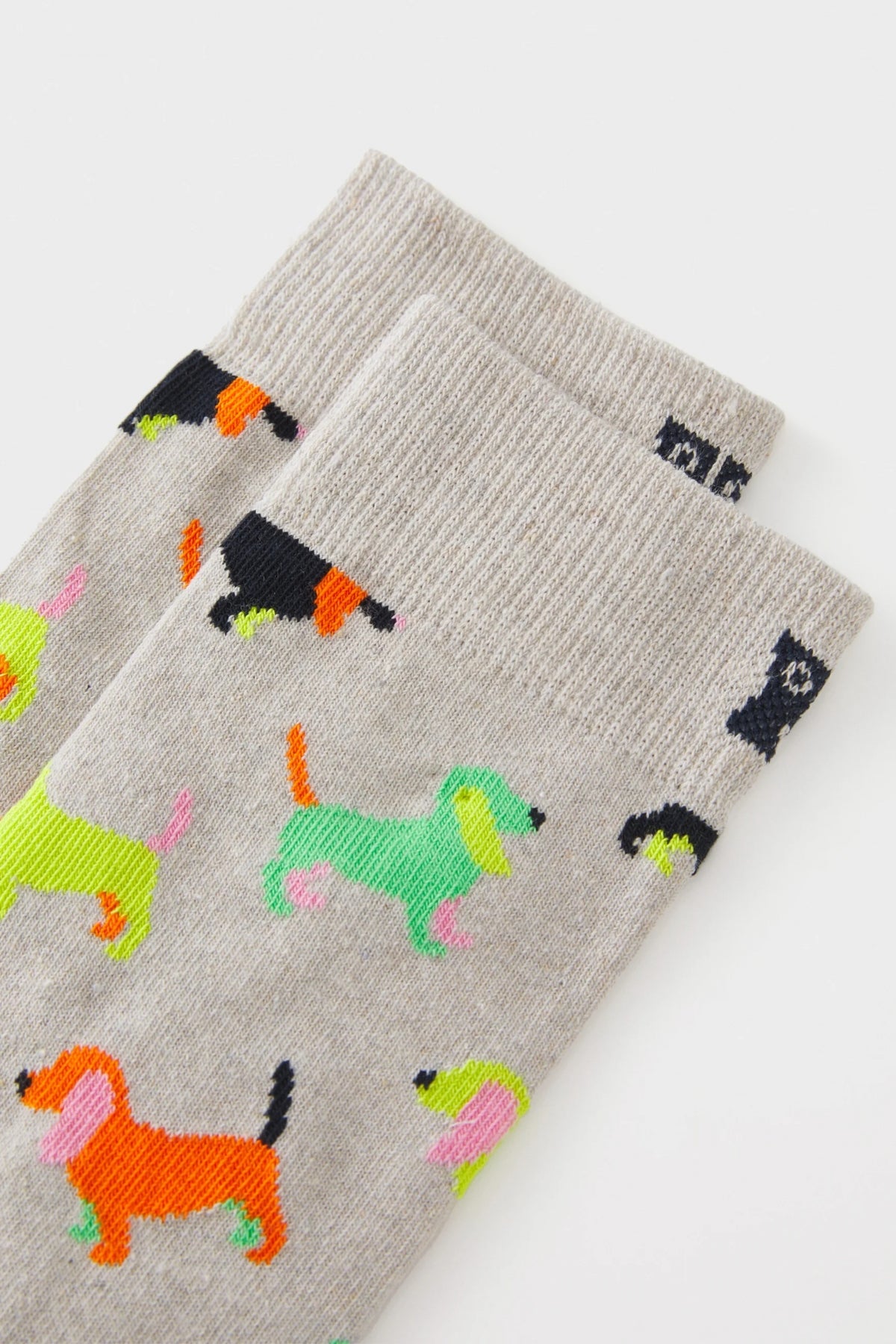HAPPY SOCKS PUPPY LOVE en color GRIS  (3)
