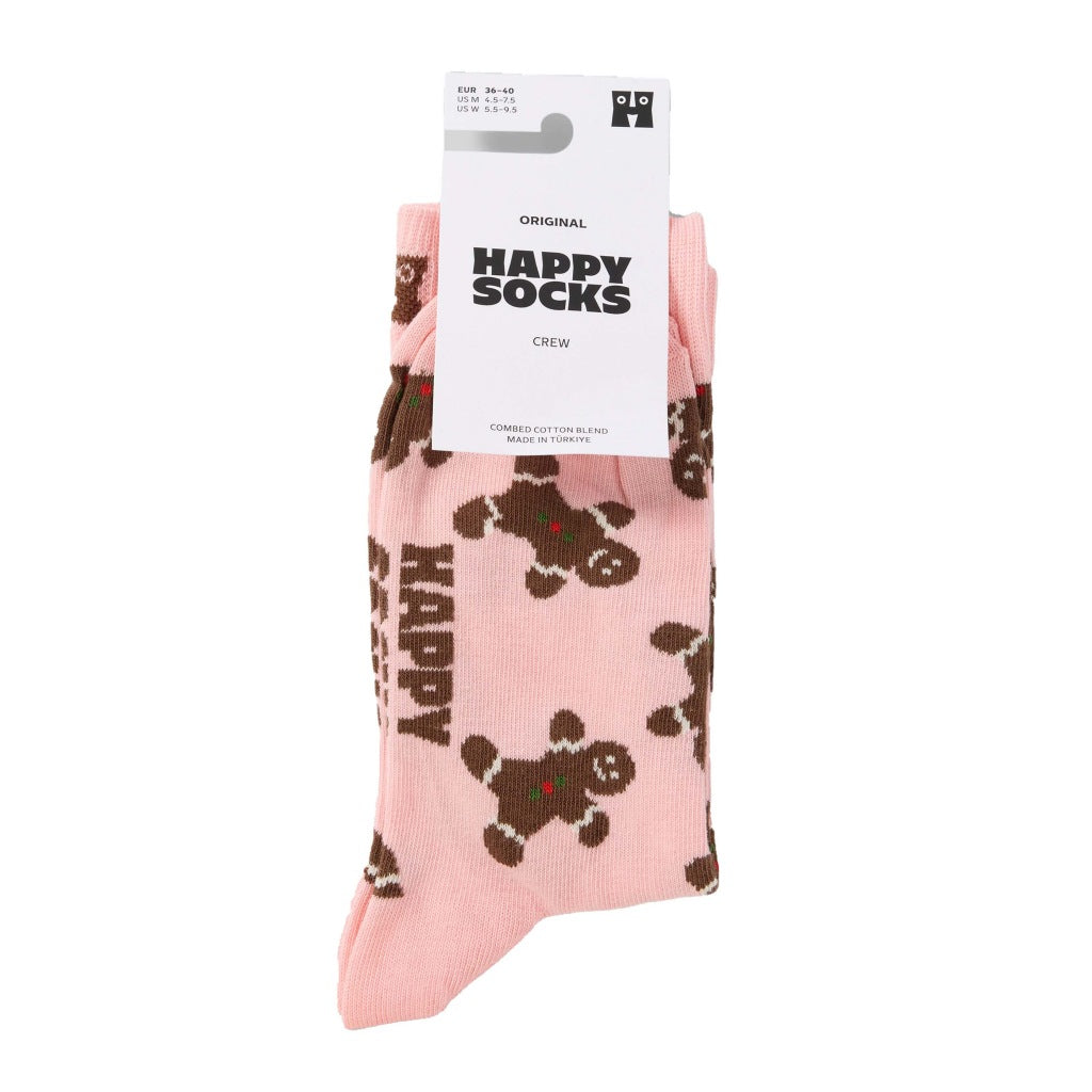 HAPPY SOCKS GINGERBREAD en color ROSA  (5)