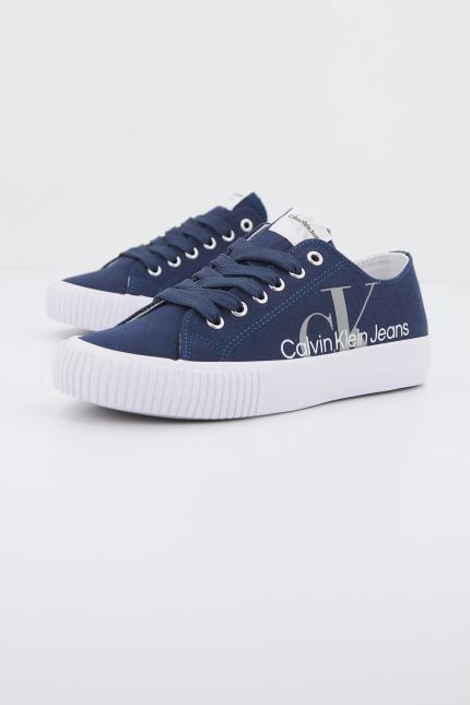 CALVIN KLEIN SNEAKER BASSA ALLACCIATA en color AZUL  (2)