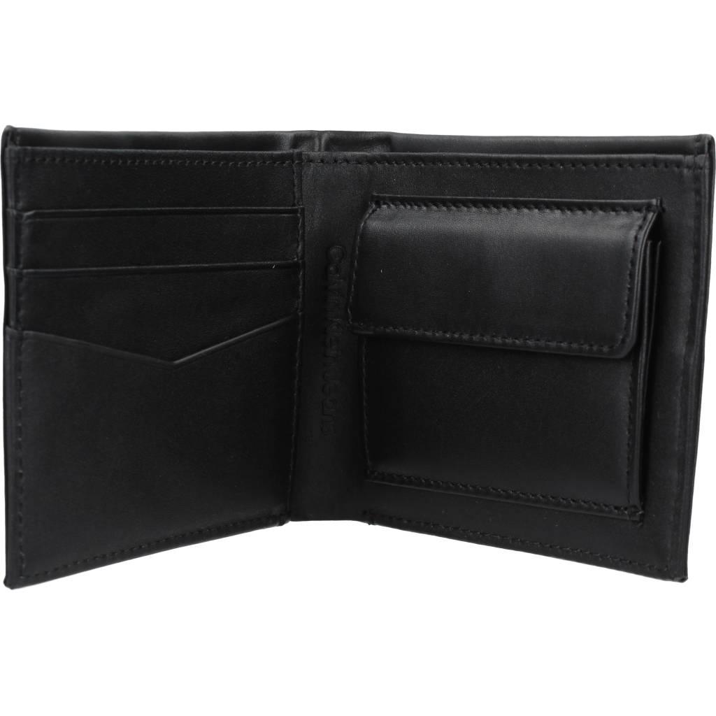 CALVIN KLEIN  MONOGRAM SOFT BIFOLD W/C en color NEGRO  (1)