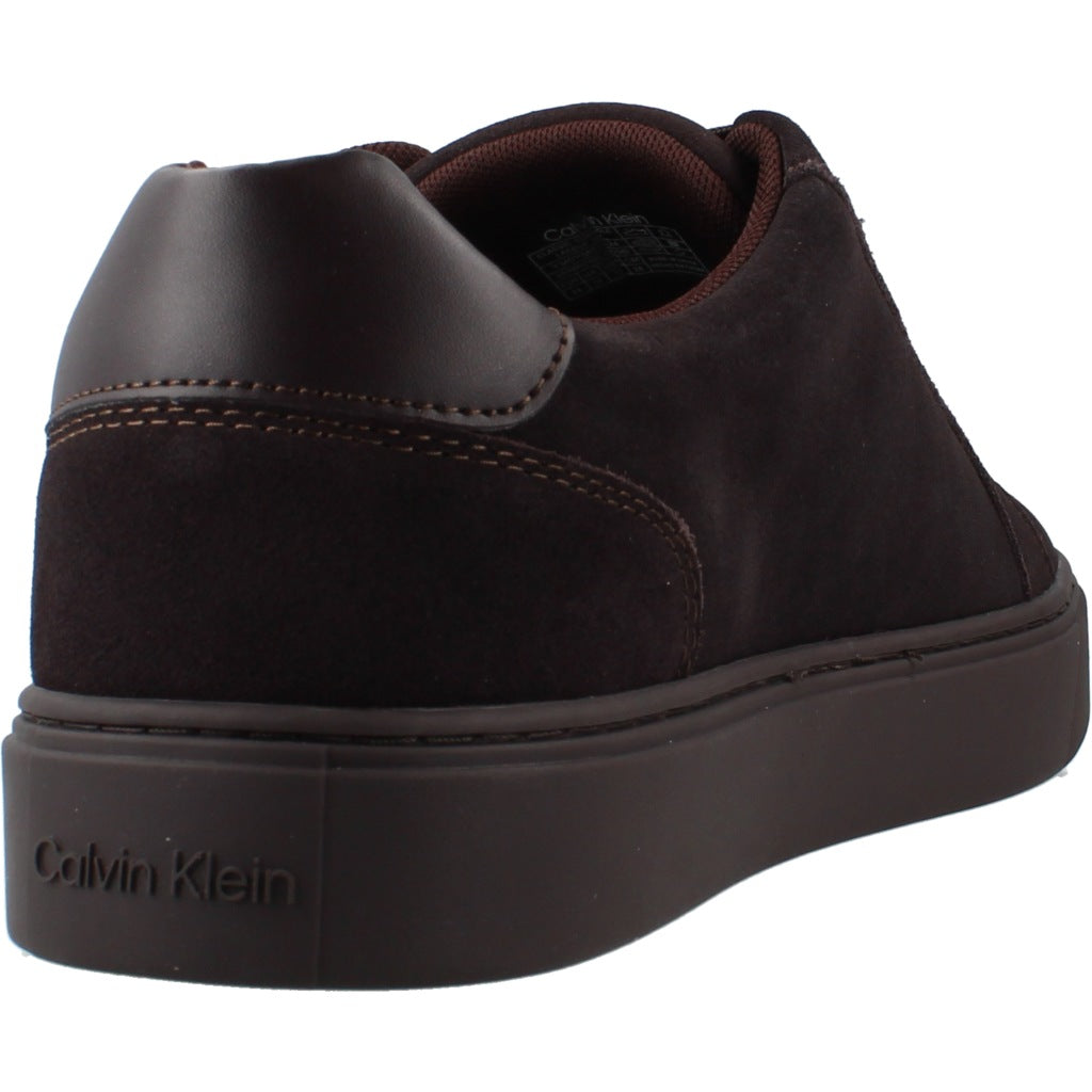 CALVIN KLEIN YMYM CLASSIC CUPSOLE LACEUP en color MARRON  (3)