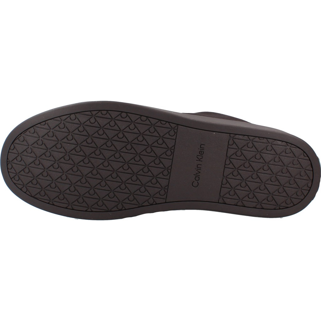 CALVIN KLEIN YMYM CLASSIC CUPSOLE LACEUP en color MARRON  (6)