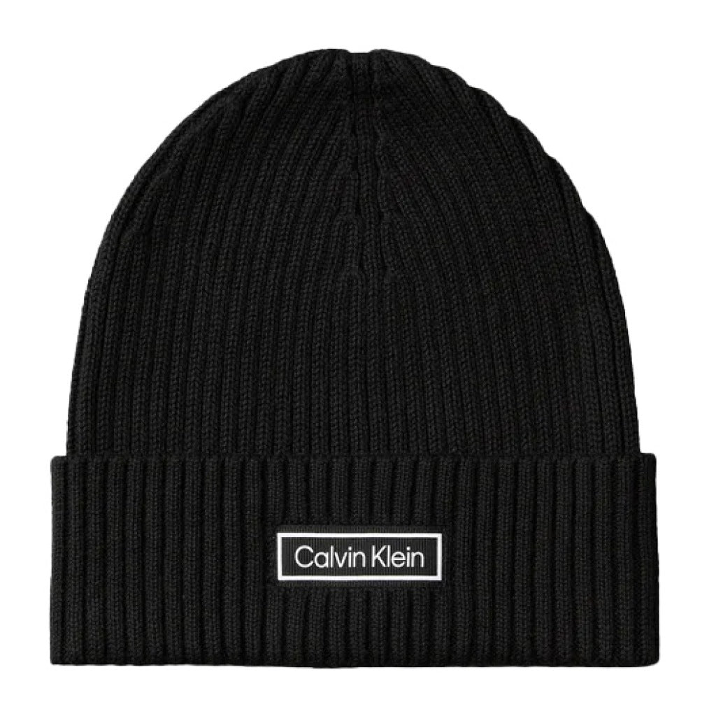 CALVIN KLEIN CHUNKY RIB COTTON en color NEGRO  (4)