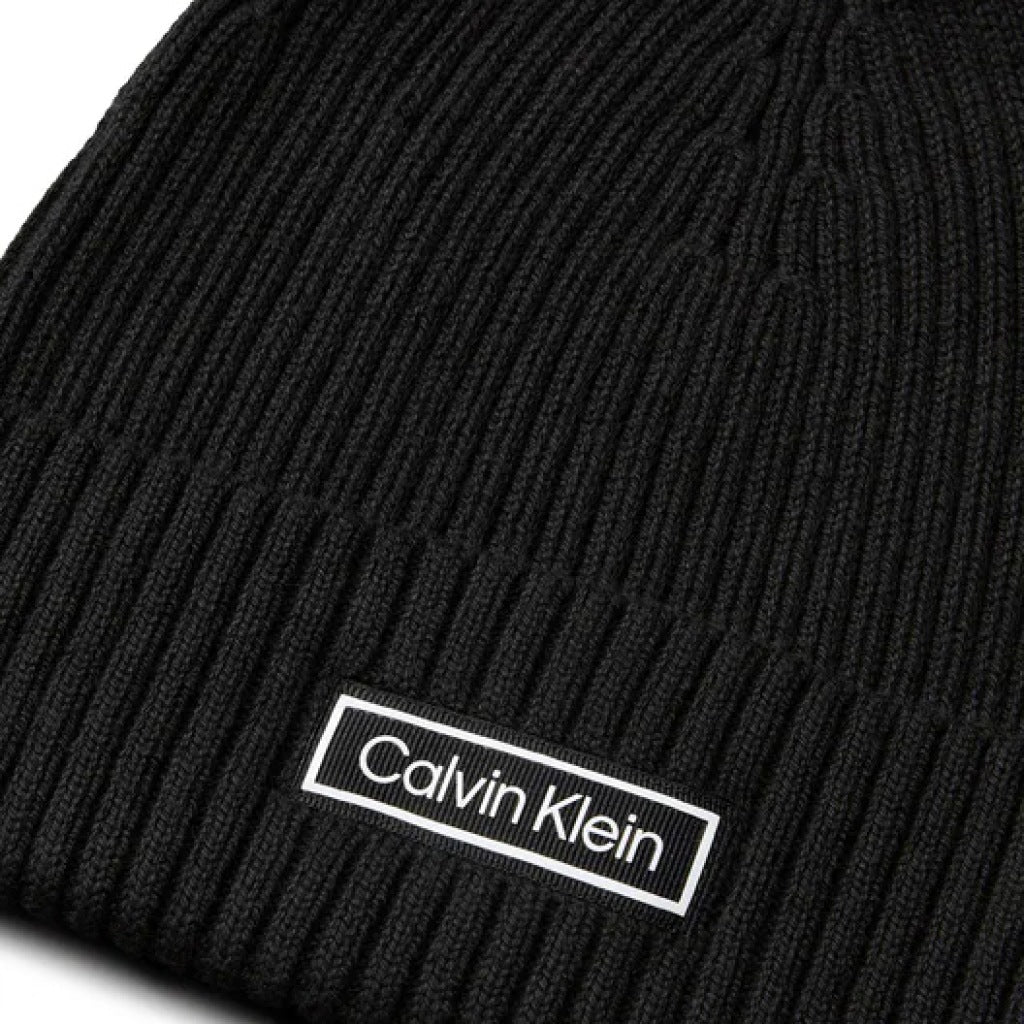 CALVIN KLEIN CHUNKY RIB COTTON en color NEGRO  (6)