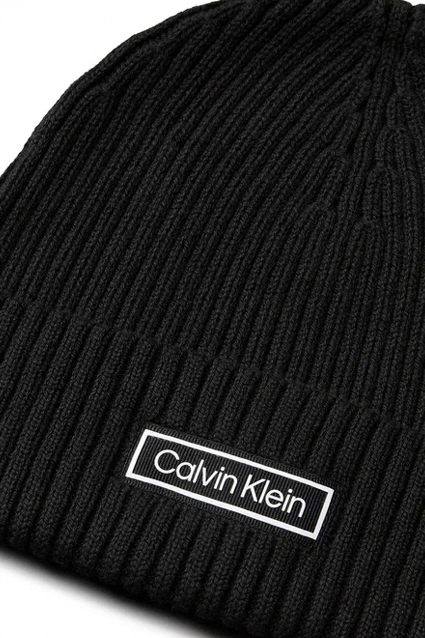 CALVIN KLEIN CHUNKY RIB COTTON en color NEGRO  (3)