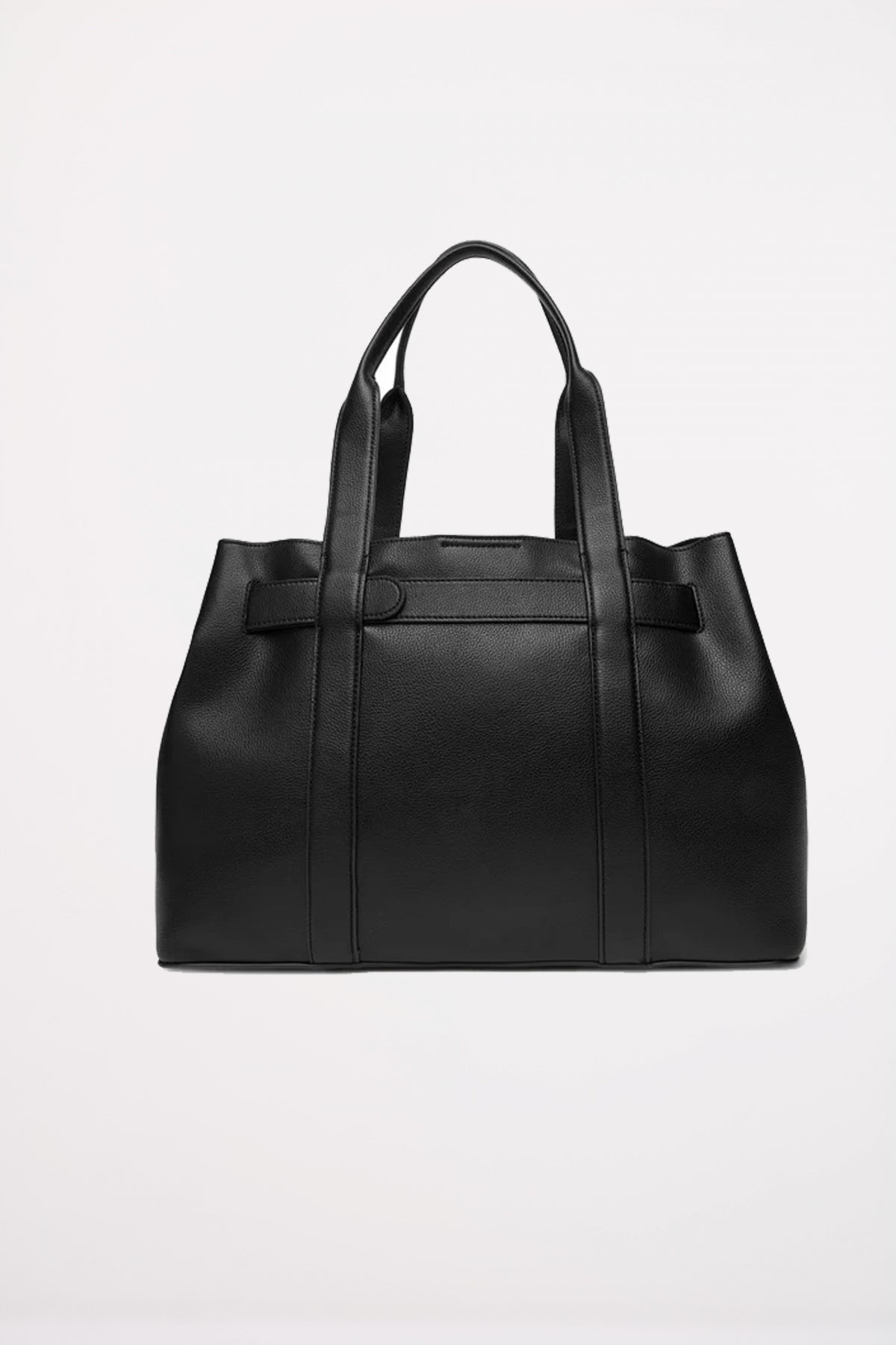 CALVIN KLEIN BUCKLE MEDIUM TOTE en color NEGRO  (2)