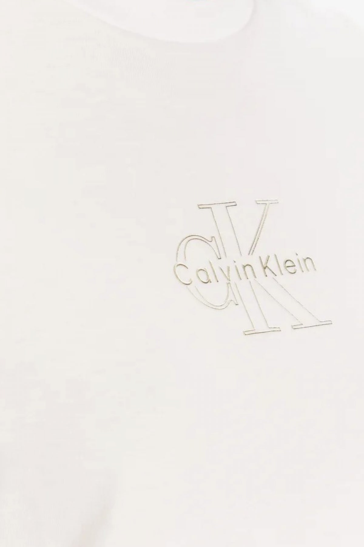 CALVIN KLEIN SS CLASSIC FOIL MONOLOGO en color BLANCO  (3)