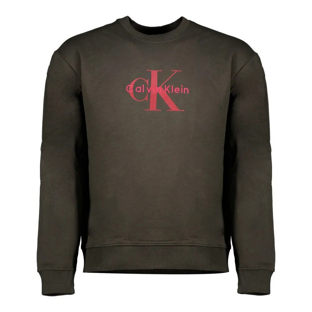 CALVIN KLEIN LS EU TERRY MONOLOGO en color MARRON  (4)