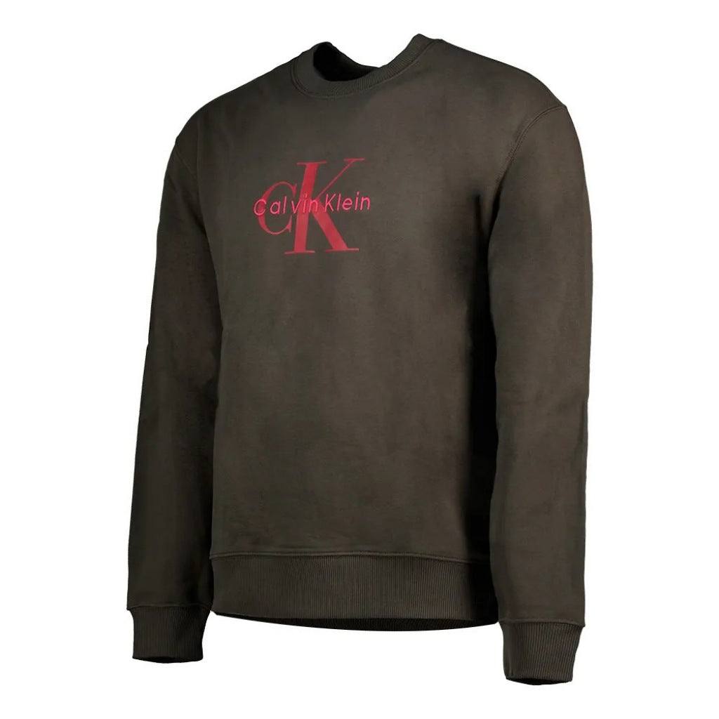 CALVIN KLEIN LS EU TERRY MONOLOGO en color MARRON  (6)