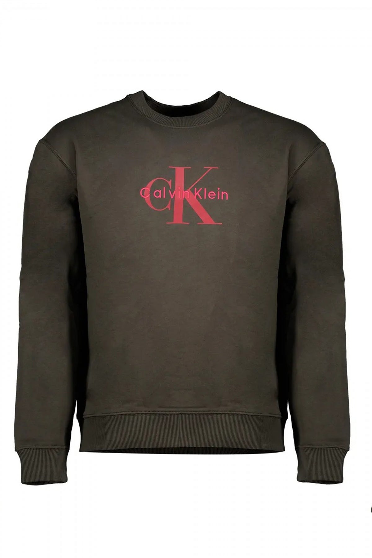 CALVIN KLEIN LS EU TERRY MONOLOGO en color MARRON  (1)