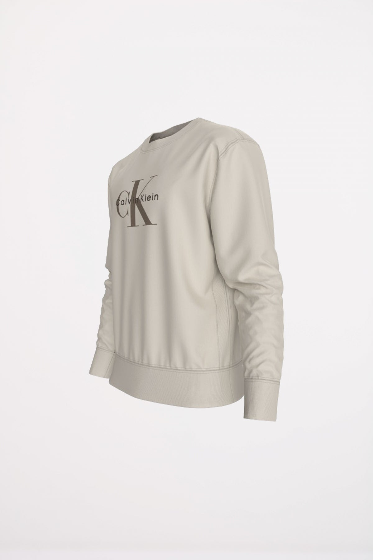 CALVIN KLEIN LS EU TERRY MONOLOGO en color BLANCO  (2)