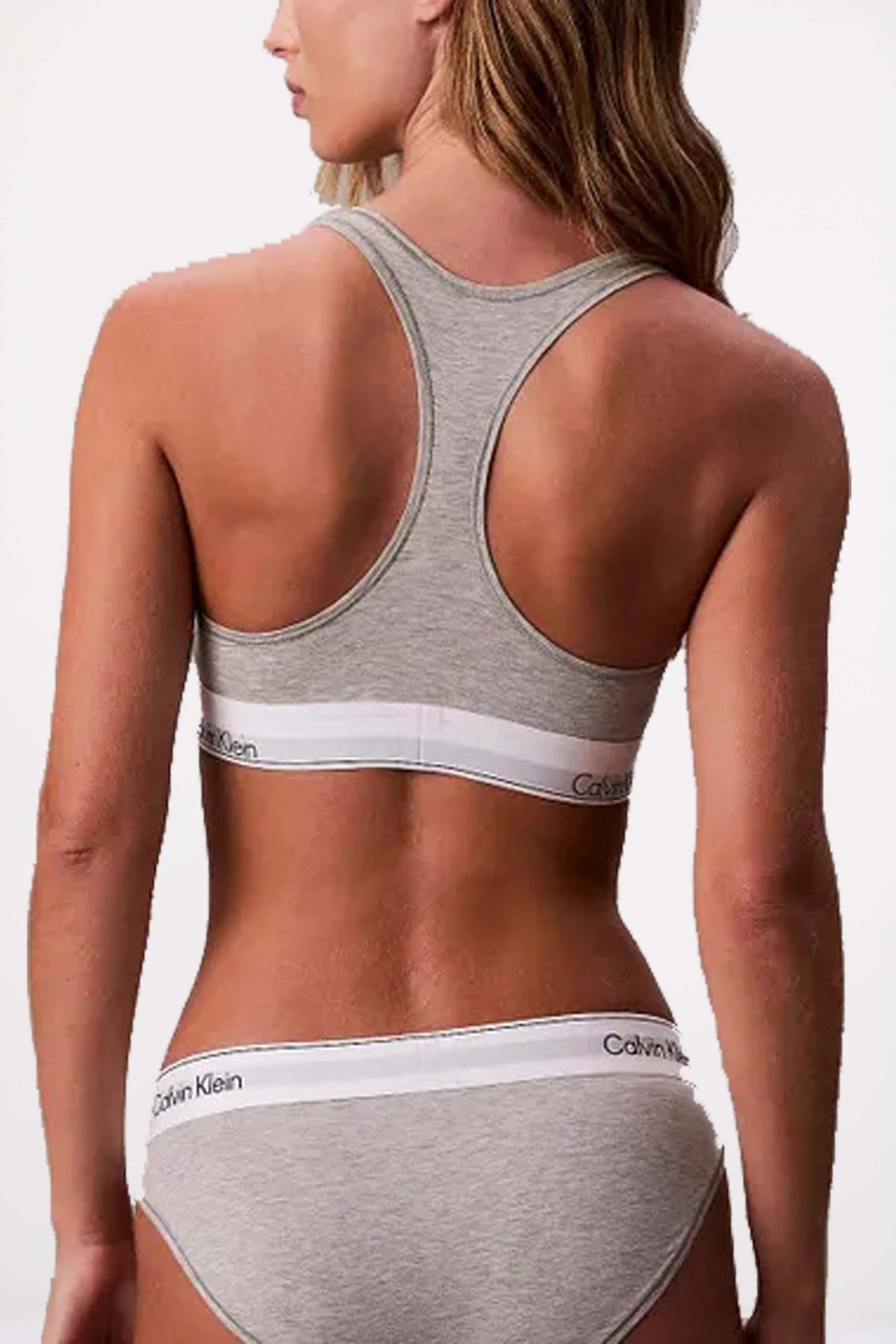 CALVIN KLEIN UNLINED BRALETTE en color GRIS  (3)