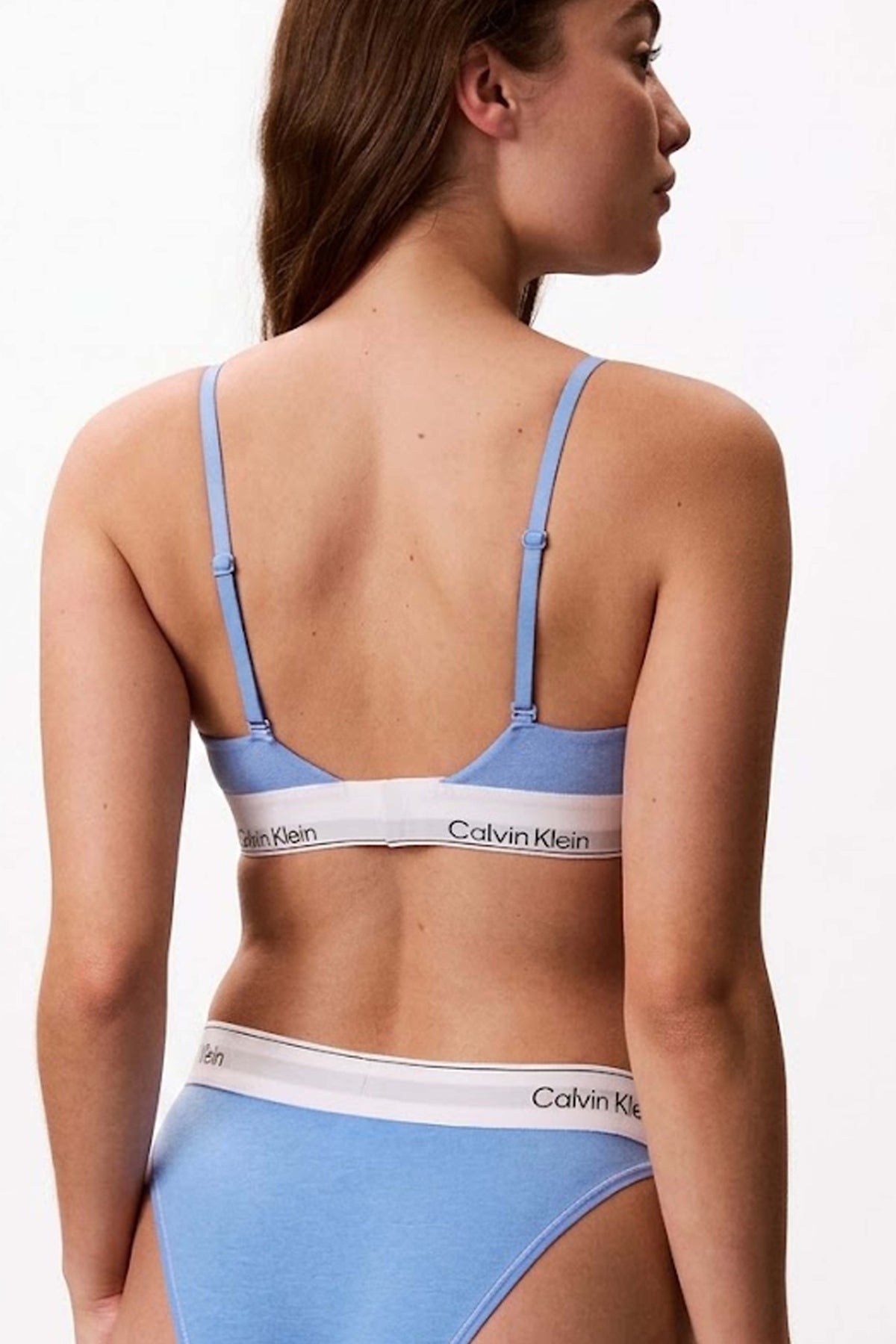 CALVIN KLEIN LIGHTLY LINED TRIANGLE en color AZUL  (2)