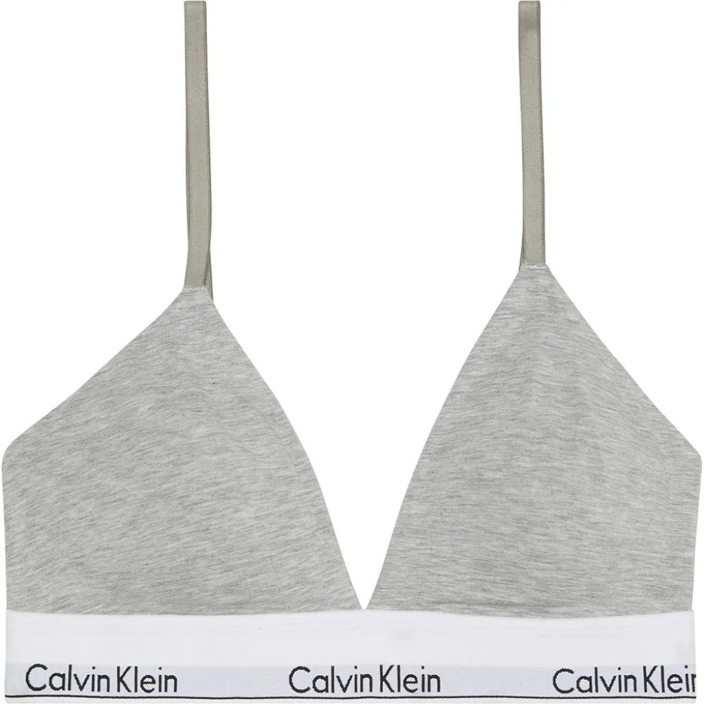 CALVIN KLEIN LIGHTLY LINED TRIANGLE en color GRIS  (4)