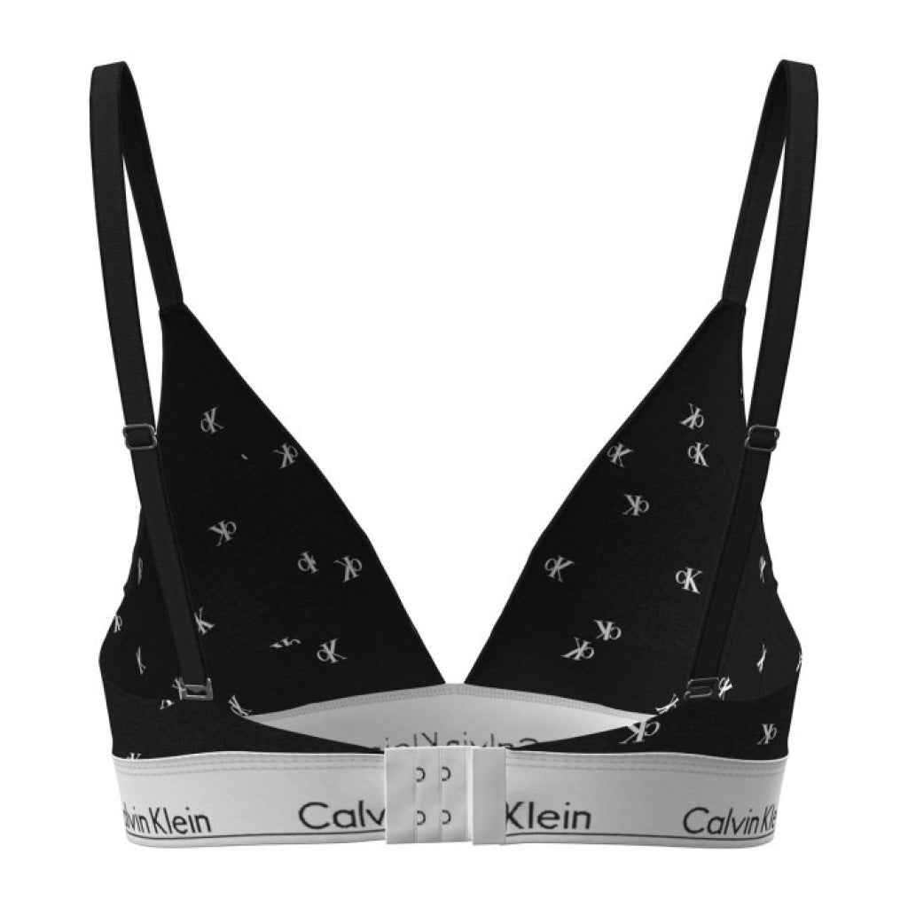 CALVIN KLEIN LIGHTLY LINED TRIANGLE en color NEGRO  (5)