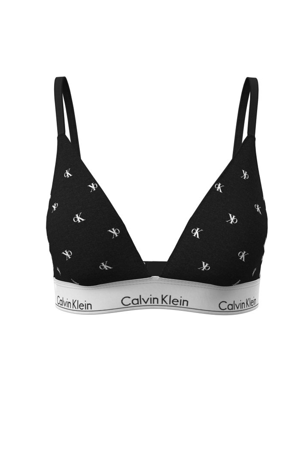 CALVIN KLEIN LIGHTLY LINED TRIANGLE en color NEGRO  (1)