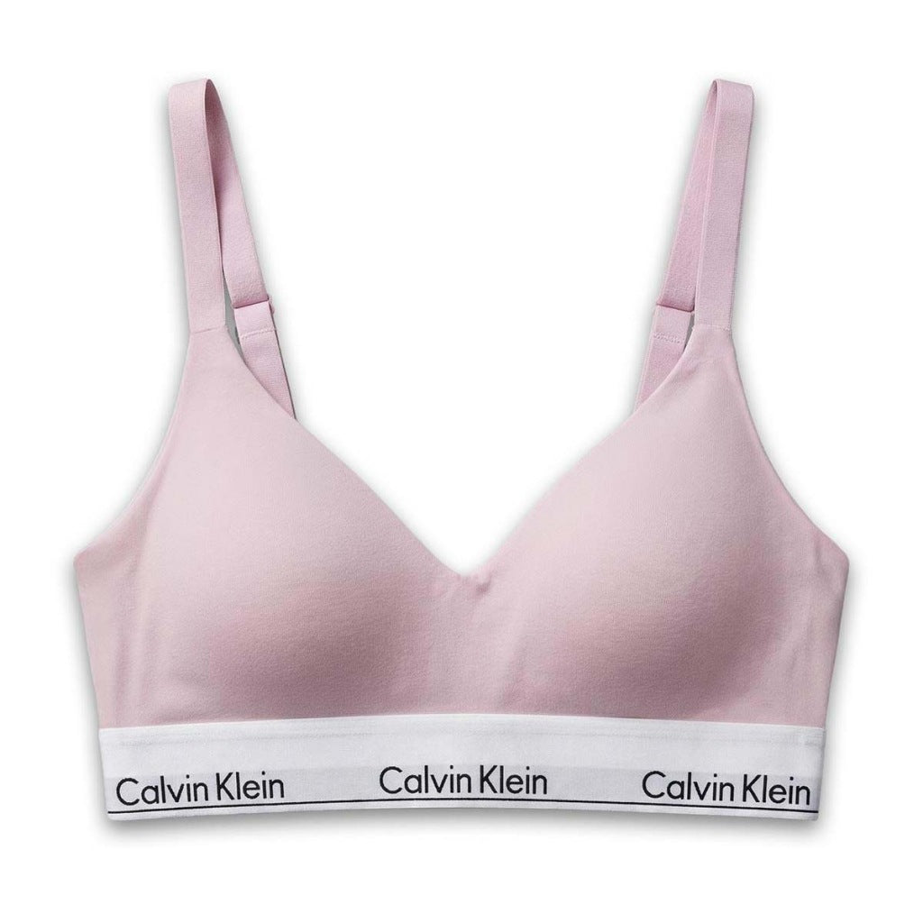 CALVIN KLEIN LIFT BRALETTE ICON COTTON MODAL en color ROSA  (4)