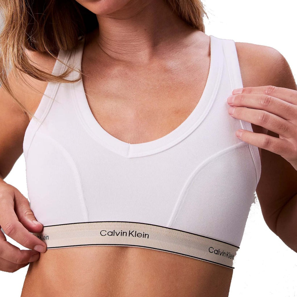 CALVIN KLEIN LIGHTLY LINED TRAINGLE B en color BLANCO  (4)