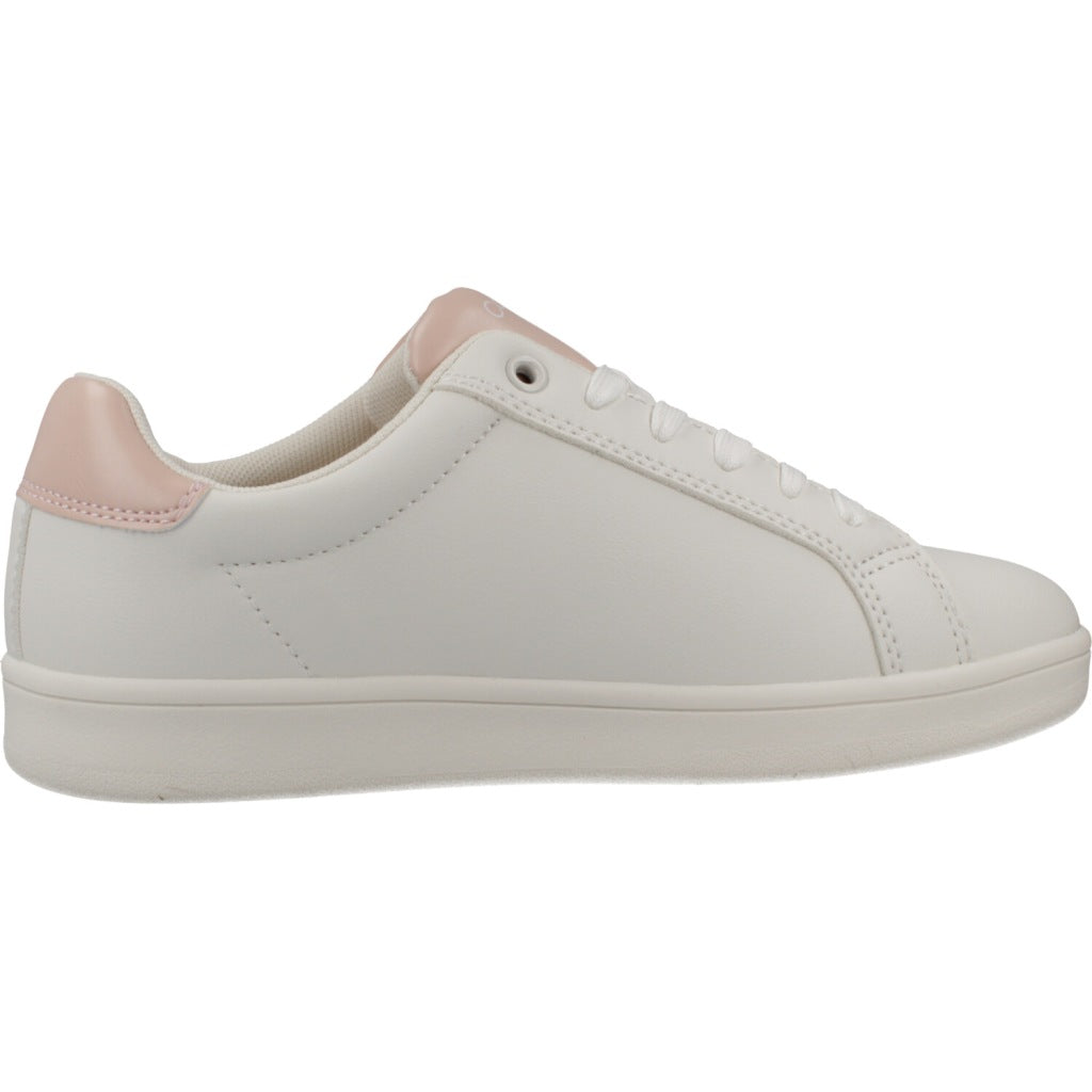 CALVIN KLEIN LOW CUT LACE UP SNEAKER en color BLANCO  (4)