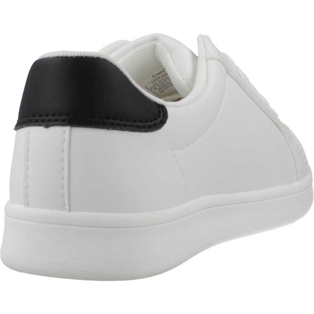 CALVIN KLEIN LOW CUT LACE UP SNEAKER en color BLANCO  (3)