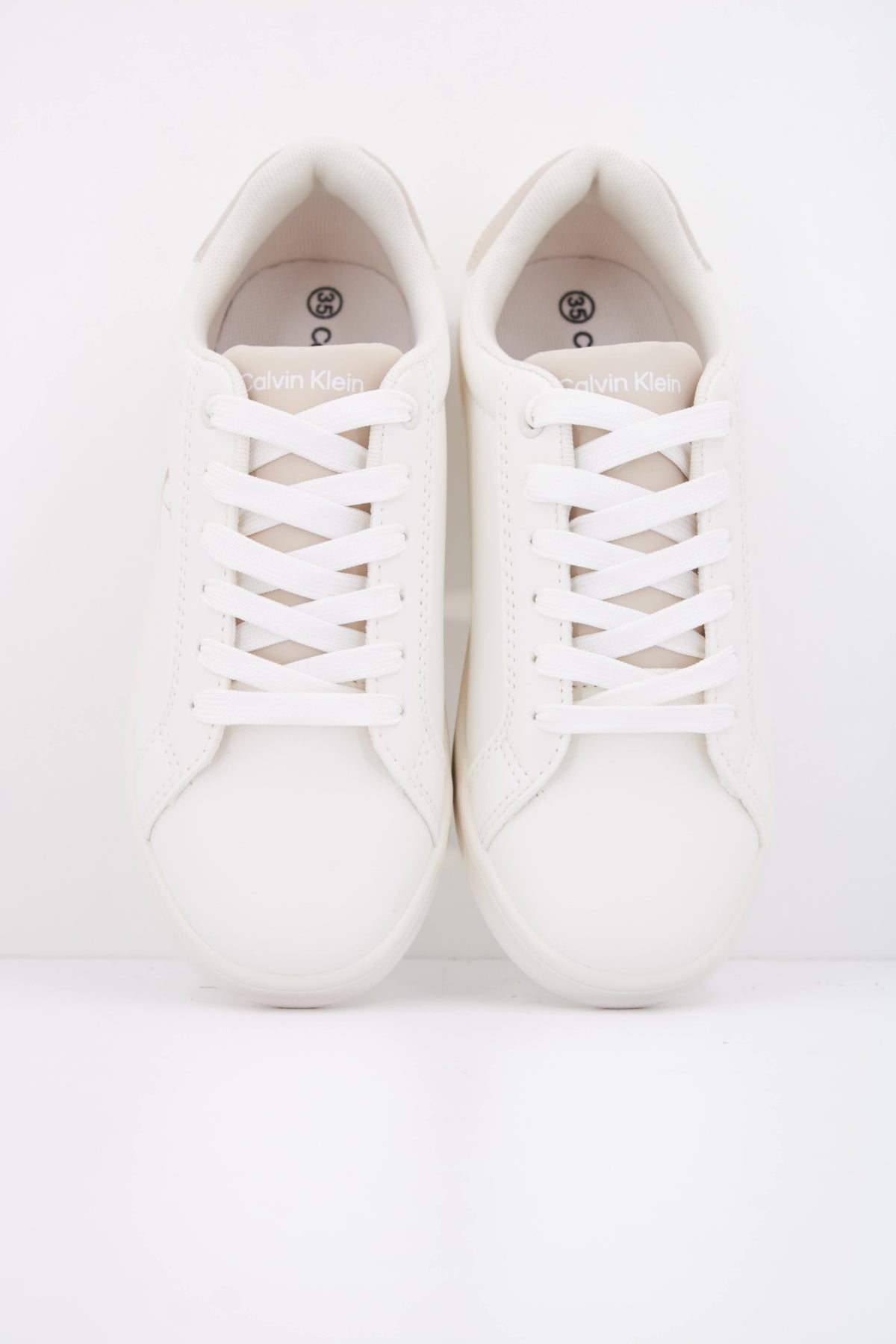 CALVIN KLEIN LOW CUT LACE UP en color BEIS  (3)
