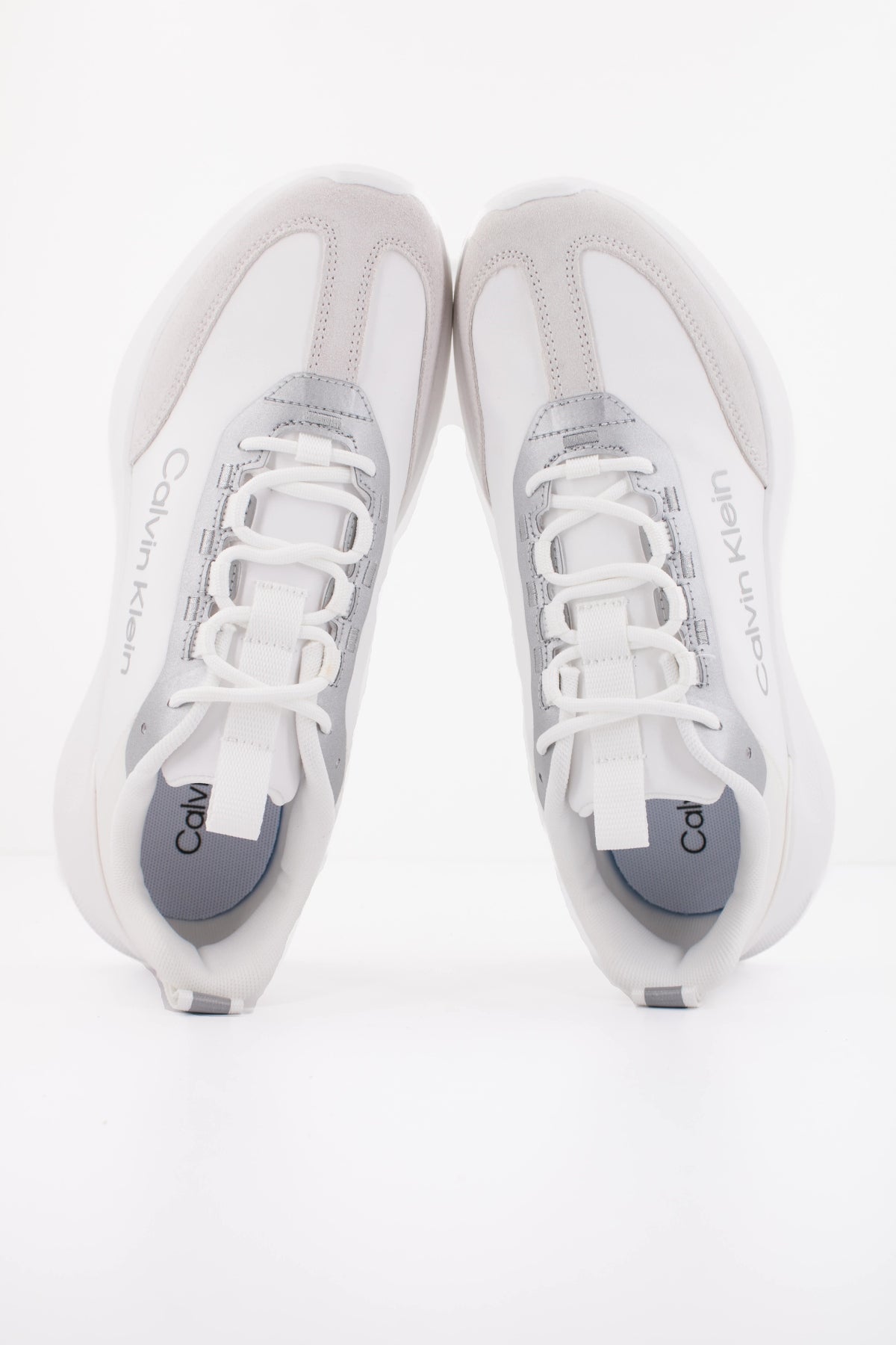 CALVIN KLEIN LIGHT EVA RUNNER NYL-SUE en color BLANCO  (3)