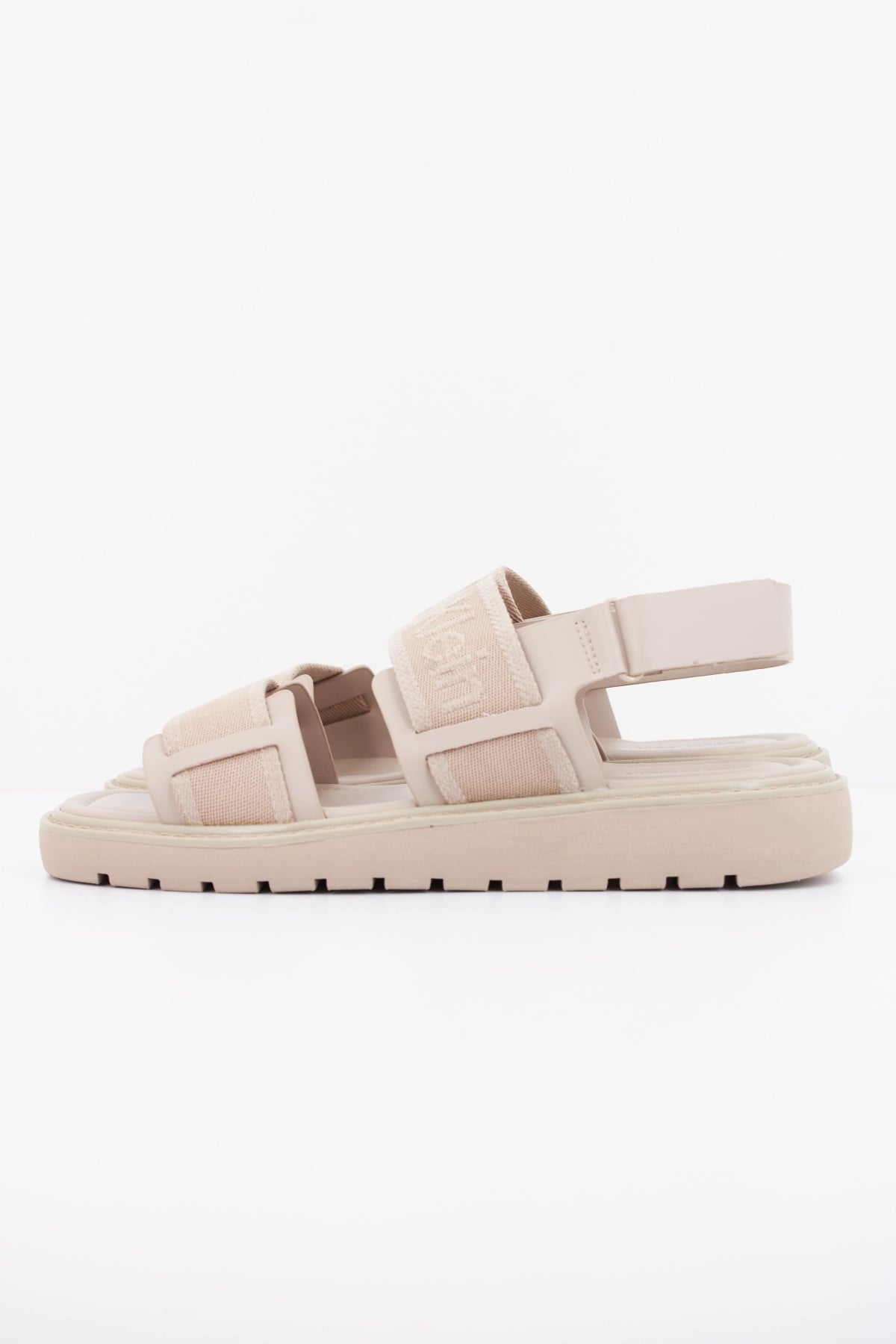 CALVIN KLEIN SQ MOLDED SANDAL WEBB en color BEIS  (1)