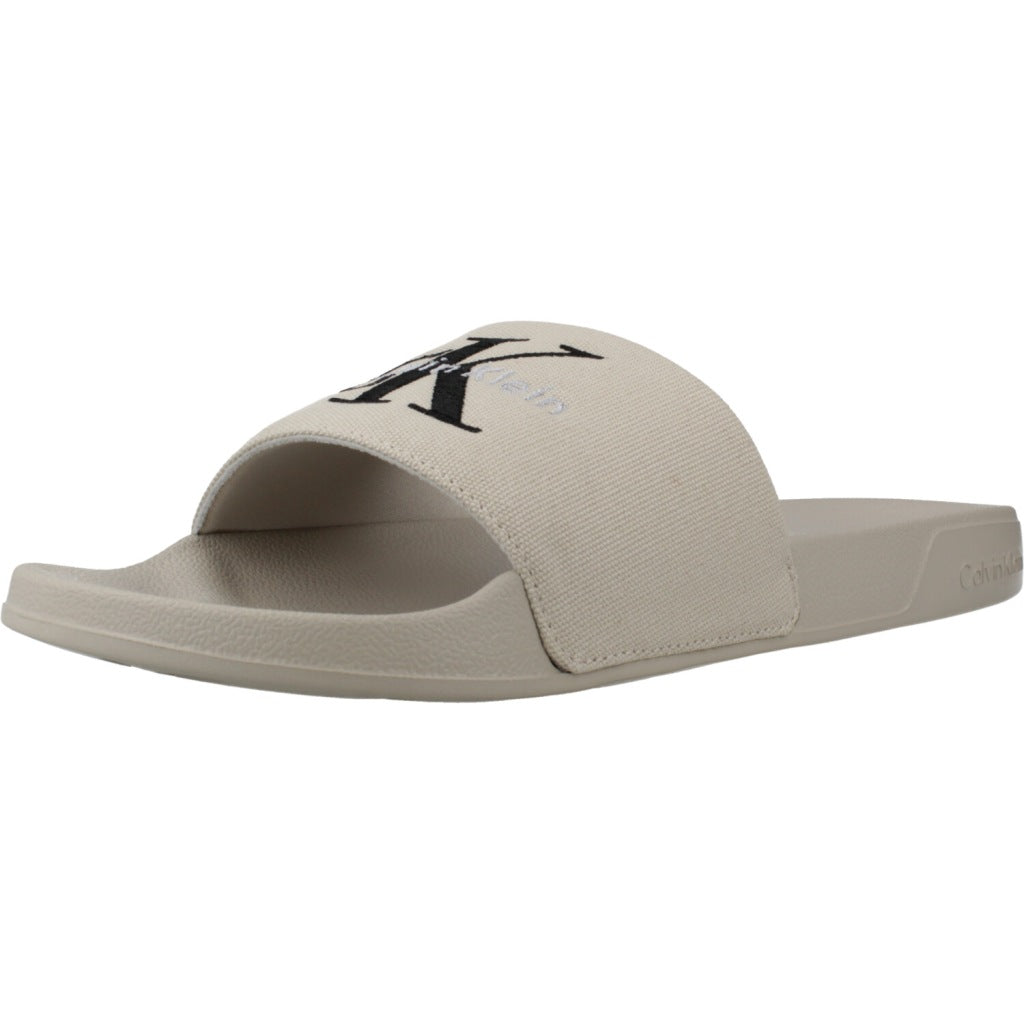 CALVIN KLEIN ESS SLIDE CV en color BEIS  (1)