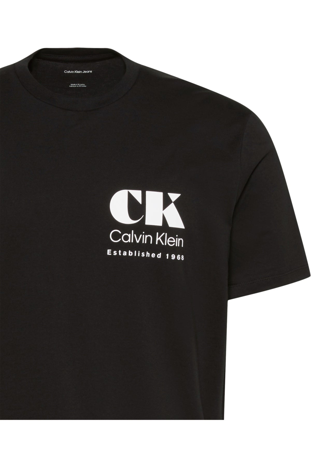 CALVIN KLEIN LVRGG EU CK RESORT GRAPHIC TEE en color NEGRO  (2)
