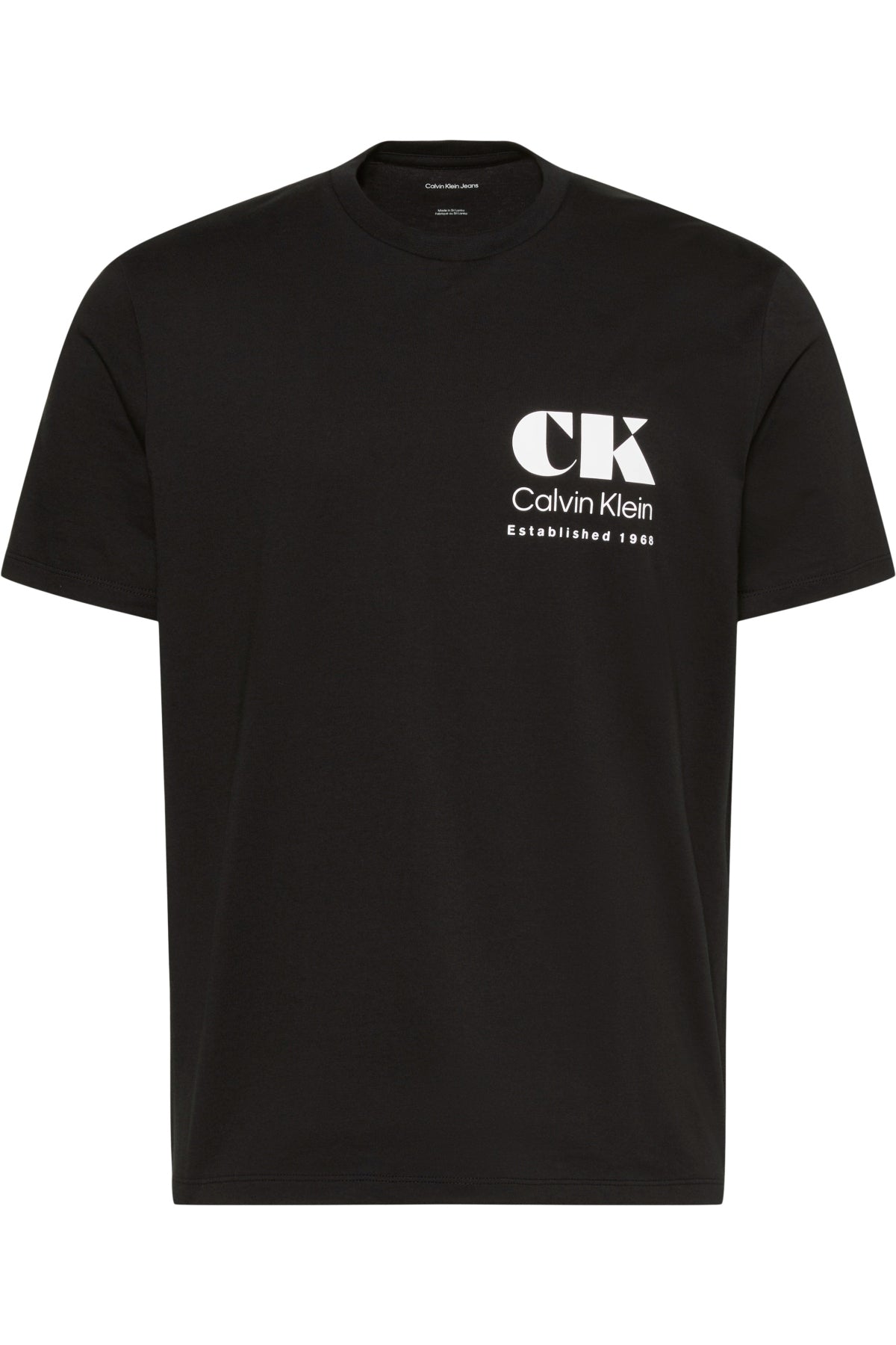 CALVIN KLEIN LVRGG EU CK RESORT GRAPHIC TEE en color NEGRO  (3)
