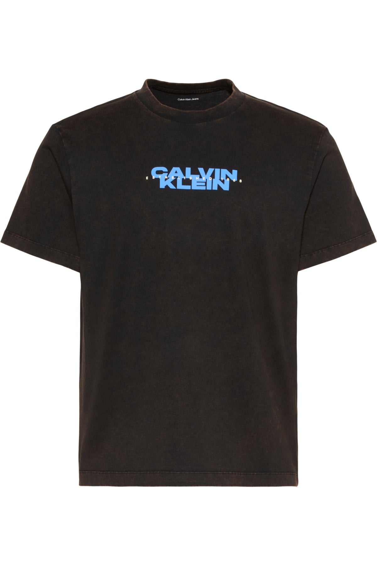 CALVIN KLEIN LVRGG WASHED SPINE GRAPHIC TEE en color NEGRO  (3)