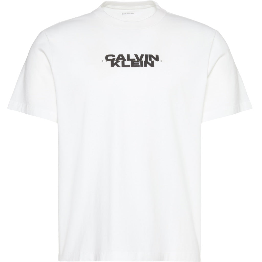 CALVIN KLEIN LVRGG WASHED SPINE GRAPHIC TEE en color BLANCO  (4)