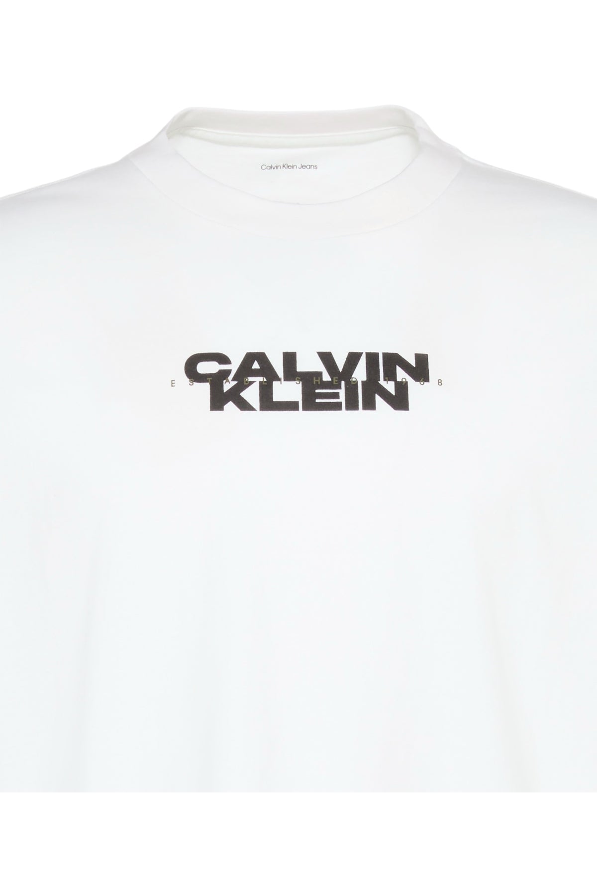 CALVIN KLEIN LVRGG WASHED SPINE GRAPHIC TEE en color BLANCO  (2)